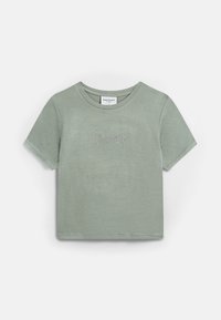 FITTED TEE - Tricou cu imprimeu - light green