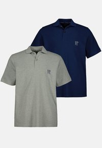 JP1880 2ER-PACK REGULAR FIT - Polotričko - bleu, gris chiné