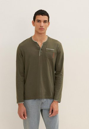 MIT SERAFINO - Long sleeved top - deep forest green