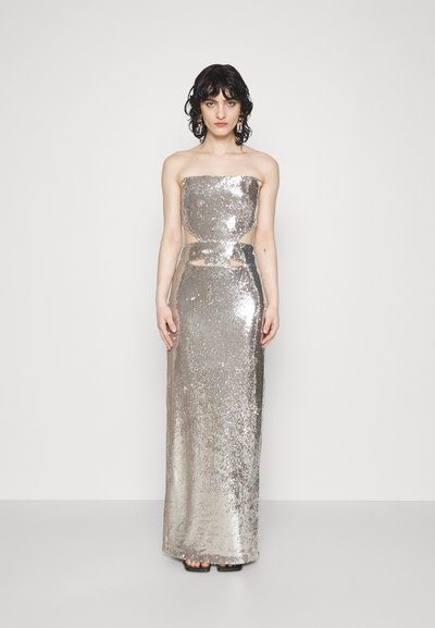 Et Ochs AVA STRAPLESS CUT OUT GOWN - Ένδυση για ειδικές περιστάσεις - silver/nude