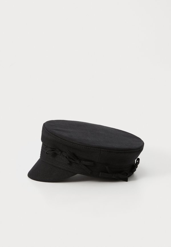 EMBELLISHED BOW TIE BAKER BOY CAP - Hat4