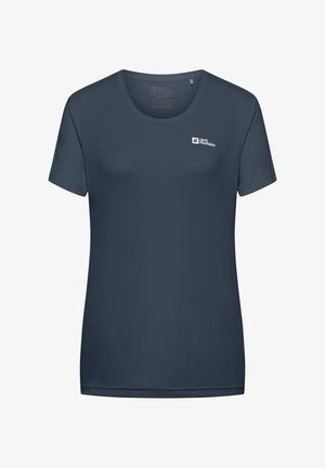 Jack Wolfskin, TECH T W - Sport T-shirt - midnight sky