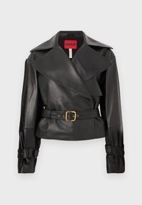 LANITTE - Δερμάτινο μπουφάν - black