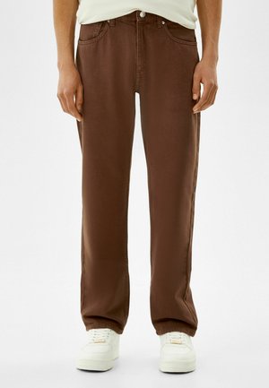 Jeans Straight Leg - brown