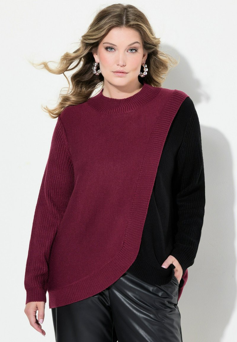 MIAMODA WITH COLOR BLOCK  - Svetr - purple