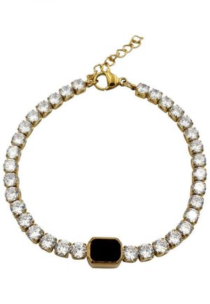 Bracciale - gold-coloured/schwarz