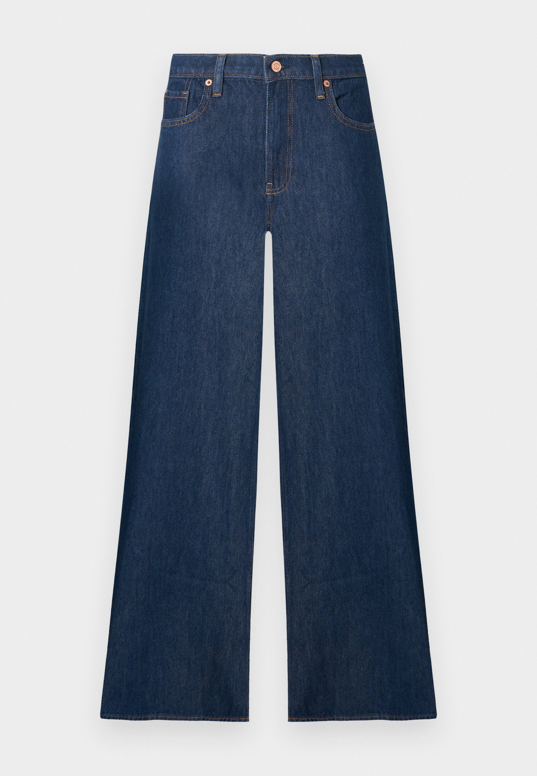 GAP SUPER BAGGY EVERETT - Baggy Jeans - dark rinse/dark-blue denim