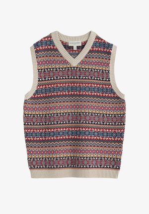 Seasalt Cornwall, SEASALT CORNWALL KITTO VEST - Strickpullover - multi - twigs timber