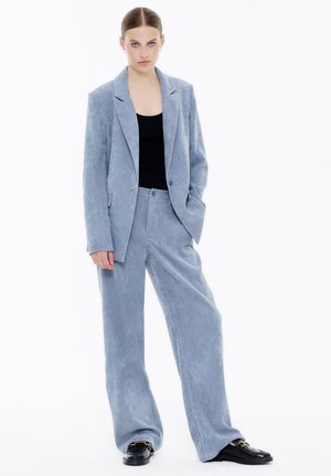MARLENE WIDE LEG - Trousers - slouchy blue