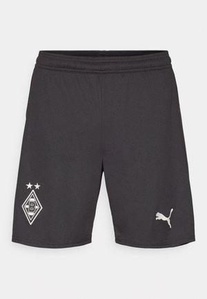 Schwarze Sportshorts mit dehnbarem Bund. Enthält ein weißes Vereinslogo mit zwei Sternen sowie ein kleines weißes Puma-Logo am Saum.