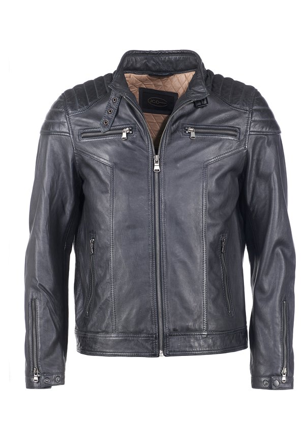 MIT ZWEI BRUSTTASCHEN 51167 - Lederjacke - anthrazit