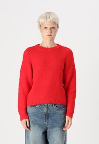Vero Moda VMNOVAH O NECK  - Jumper - salsa