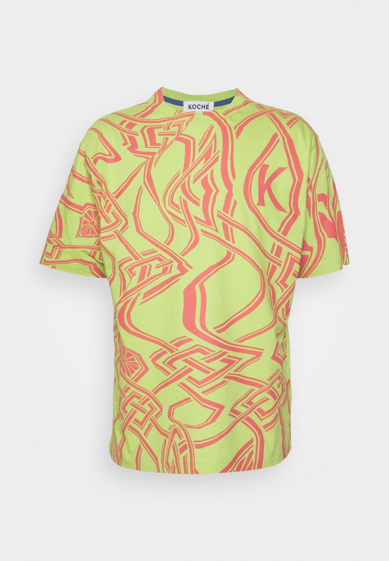 KOCHÉ T-shirt print groen KOCHÉ T-shirt print groen