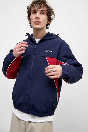 HOODED SHELL JACKET UNISEX - Szabadtéri dzseki - navy