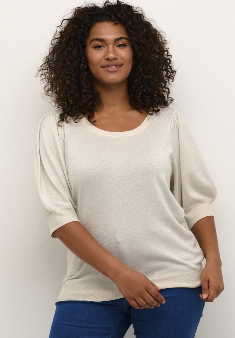 Kaffe Curve KCREGITTA - T-shirt basic - turtledove