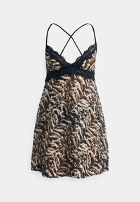 ORIGINS PRINT DRESS - Nachtjapon - black