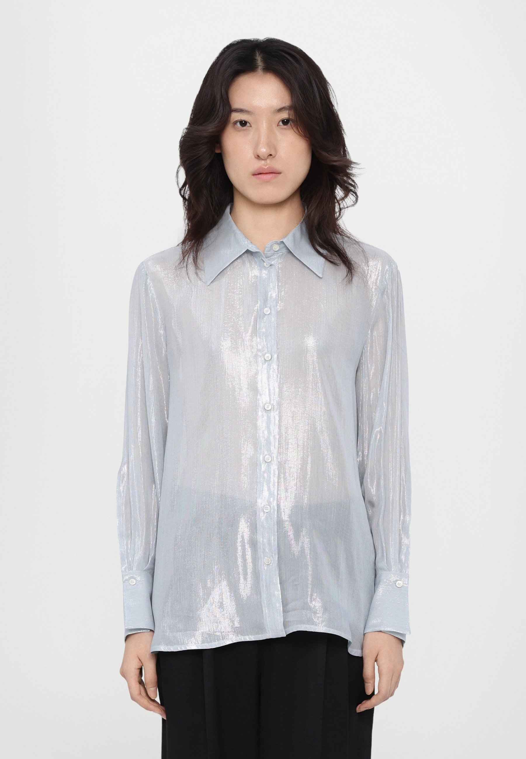 売れ筋商品|||マレーラ シャツ レディース トップス SEDILE - Button-down blouse - azzurro Marella SEDILE - Button-down blouse - azzurro/light blue