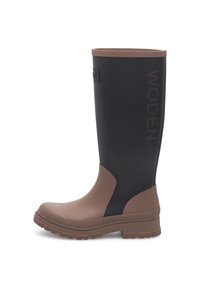 Woden Bottes en caoutchouc - black cortado