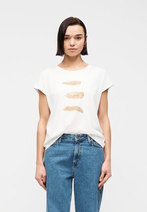 VMJEANI AVA  - Tricou cu imprimeu - snow white