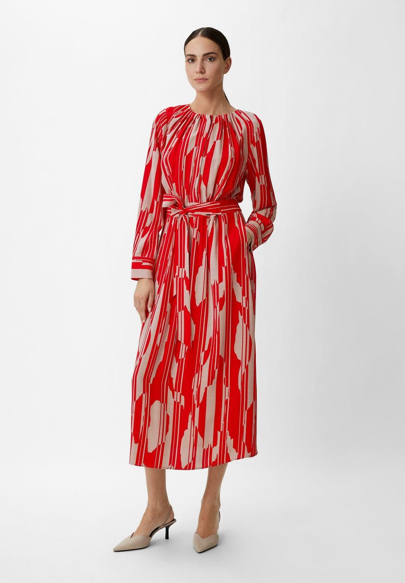 comma Freizeitkleid - preiselbeere