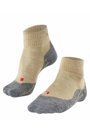 FALKE TK5 SHORT TREKKING LIGHT CUSHIONING - Calze sportive - nature mel
