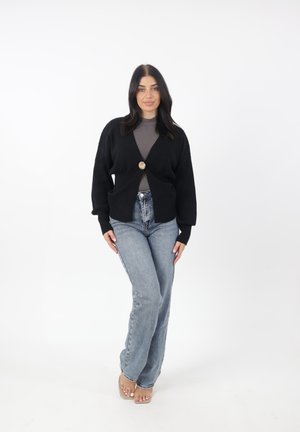 Strickjacke - schwarz