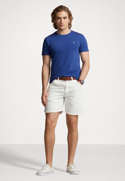 Polo Ralph Lauren CUSTOM SLIM FIT JERSEY CREWNECK T-SHIRT - Paprasti marškinėliai - beach royal