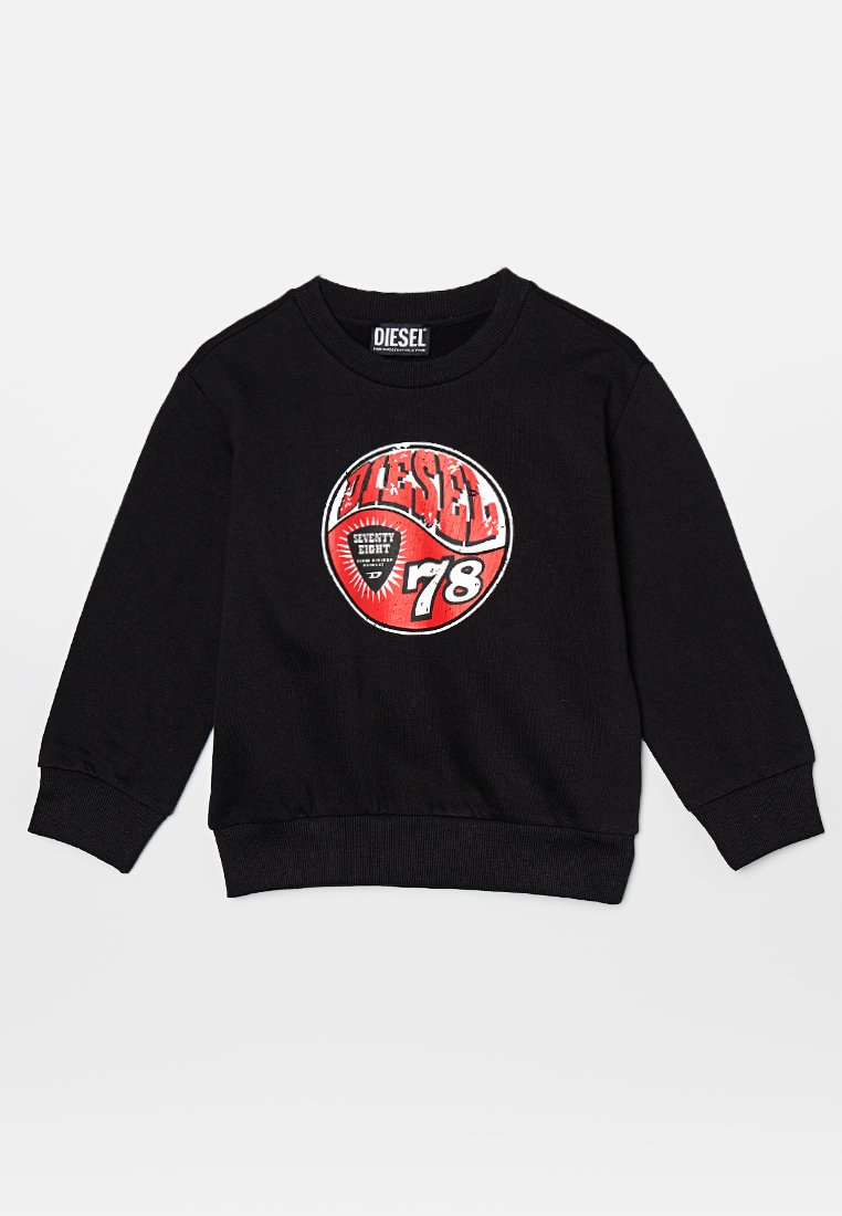 Diesel Sweater antraciet gemêleerd