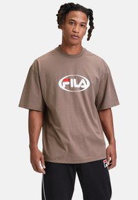 Fila Camiseta estampada - deep taupe