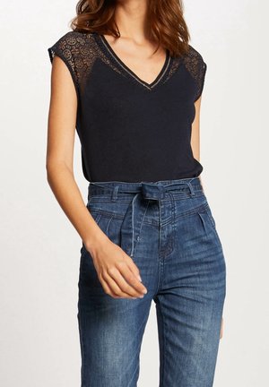 T-shirt med print - dark blue