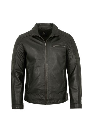 Lederjacke - schwarz