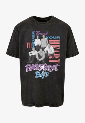 Merchcode, BACKSTREET - INBYH ACID WASHED - T-shirts print - black