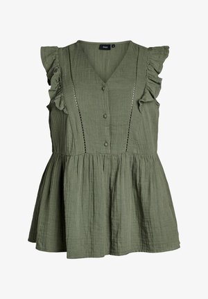 Zizzi, Bluse - grün
