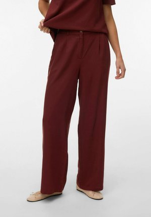 MIT WEITEM BEINSCHNITT VMMYMILO MITTLERE TAILLE  - Pantalon classique - andorra