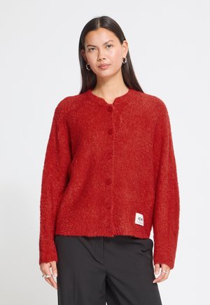 ICHI, IHSARISA CARDIGAN2 - Gilet - salsa
