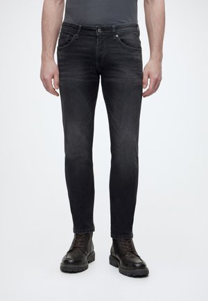 TTPIERS Slim - Liibuvad teksad - black denim