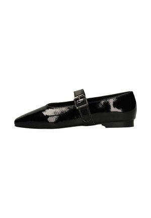 MIT SCHNALLE - Ankle strap ballet pumps - black