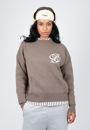 PROHIBITED, ACADEMY KNIT SWEATER UNISEX - Maglione - stone