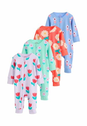 REGULAR FIT - TWO WAY ZIP 4 PACK   - Strampler - lilac purple