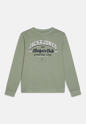 JJELOGO CREW - Sweatshirt - iceberg green