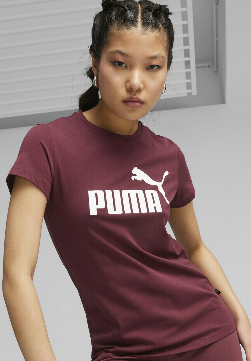 puma-essentials-logo-rundhals-kurzarm-t-shirt-con-stampa-dark