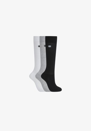 G-Star Raw, MYSTIC - Chaussettes - light grey marl bright white black