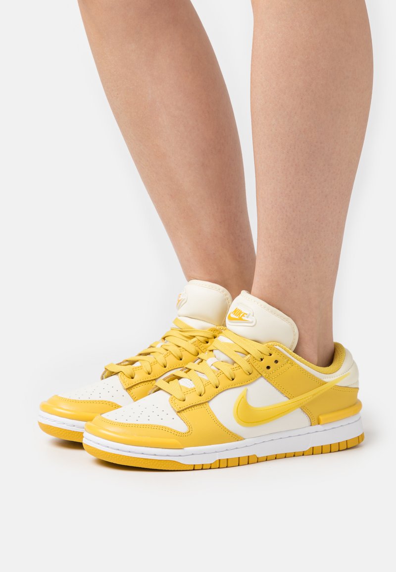 dunk hi trainers white lemon twist pure violet pale coral