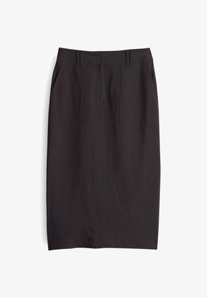 OPUS, MIDI SLIM FIT - A-Linien-Rock - midnight brown