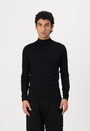 TURTLE NECK - Strikkegenser - black