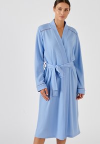 Damart FANTAISIE GAUFRÉE - Accappatoio - bleu azur