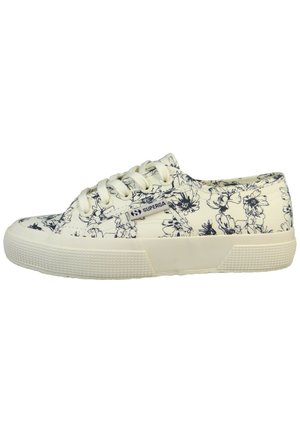 SKETCHED FLOWERS  - Sneaker low - beige natural/navy