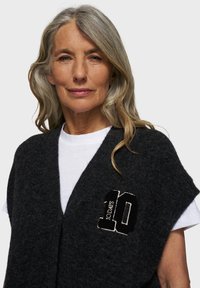10DAYS SOFT V-NECK - Cardigan - antra melee