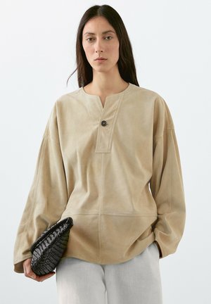 WIDE - Blouse - BEIGE