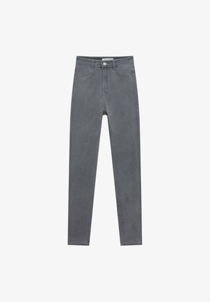 HIGH WAIST - Jeans Skinny Fit - light grey